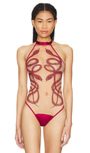 Thistle and Spire Medusa Bodysuit in Red