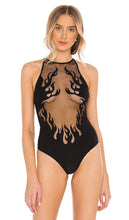 Thistle and Spire Smokin Mirrors Bodysuit in Black