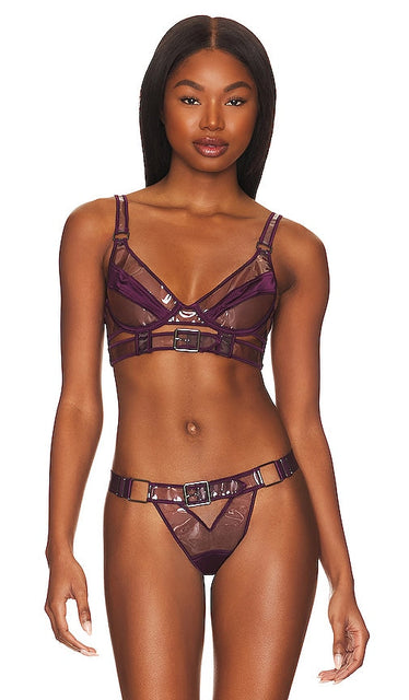 Thistle and Spire Star Crossed Bra in Purple - Soutien-gorge croisé Thistle and Spire Star en violet - Thistle and Spire 紫色十字星文胸 - Thistle and Spire Star Crossed BH in Lila - Thistle and Spire 스타 크로스 브라, 퍼플 색상 - Reggiseno incrociato con stelle Thistle e Spire in viola