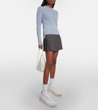 Thom Browne Alumni Trainer suede-trimmed sneakers