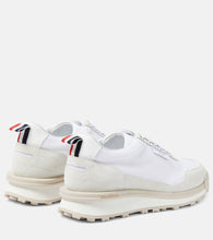 Thom Browne Alumni Trainer suede-trimmed sneakers