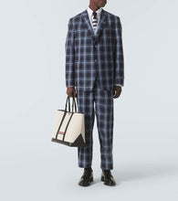 Thom Browne Checked wool and linen blazer