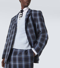 Thom Browne Checked wool and linen blazer