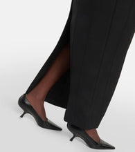Thom Browne Corset wool and silk maxi dress