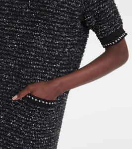 Thom Browne Cotton-blend tweed minidress