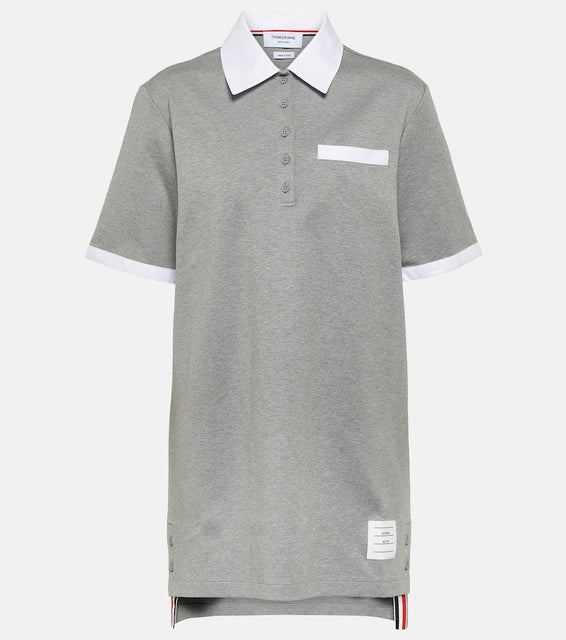 Thom Browne Cotton polo minidress