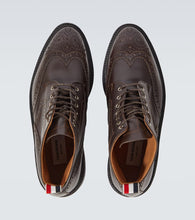 Thom Browne Leather lace-up brogue boots