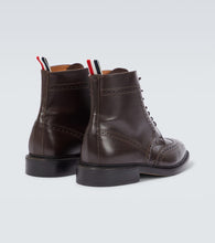 Thom Browne Leather lace-up brogue boots