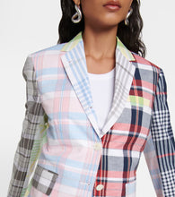 Thom Browne Patchwork cotton blazer