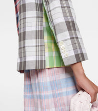 Thom Browne Patchwork cotton blazer