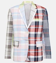 Thom Browne Patchwork cotton blazer