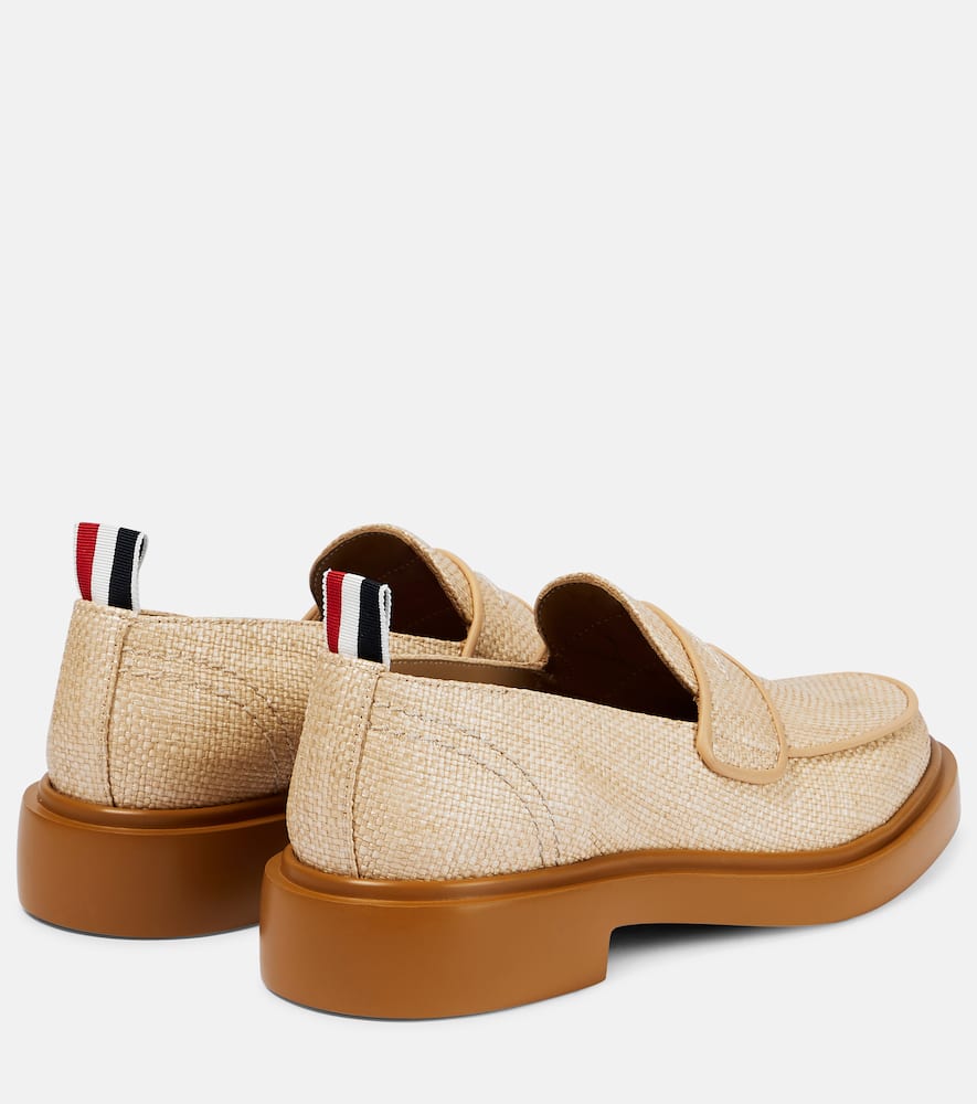 Thom Browne Raffia loafers