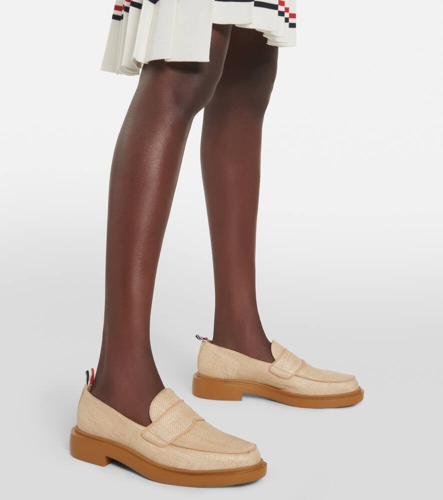 Thom Browne Raffia loafers