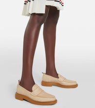 Thom Browne Raffia loafers