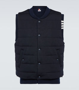 Thom Browne Reversible virgin wool vest