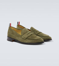 Thom Browne Suede penny loafers