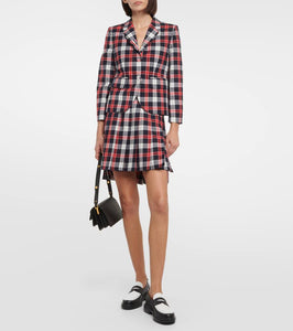 Thom Browne Tartan wool-blend blazer