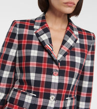 Thom Browne Tartan wool-blend blazer