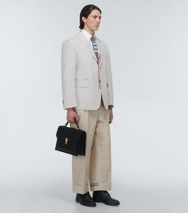 Thom Browne Tricolor pinstriped cotton blazer