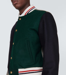 Thom Browne Virgin wool varsity jacket