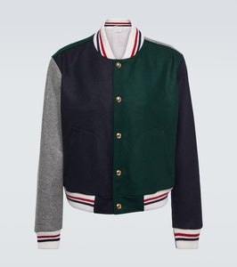 Thom Browne Virgin wool varsity jacket