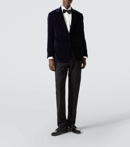 Thom Sweeney Cotton velvet tuxedo jacket