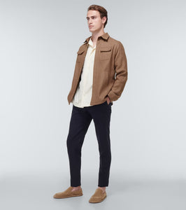 Thom Sweeney Linen, wool, and silk overshirt