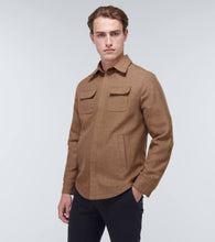 Thom Sweeney Linen, wool, and silk overshirt