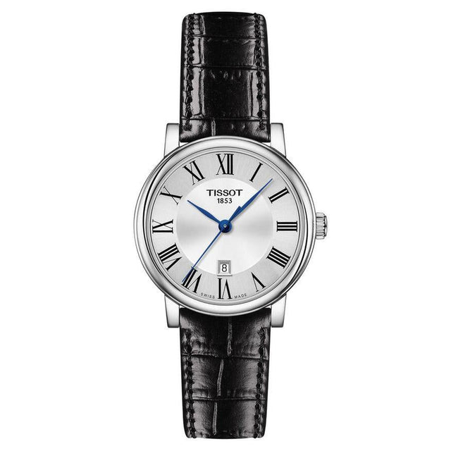 Tissot T-Classic Carson Premium Black Leather Strap Watch | 30mm | T1222101603300
