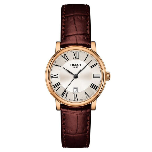 Tissot T-Classic Carson Premium Brown Leather Strap Watch | 30mm | T1222103603300