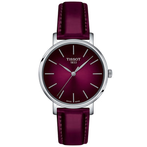 Tissot T-Classic Everytime Lady Graded Pink Dial Synthetic Strap Watch | 34mm | T1432101733100