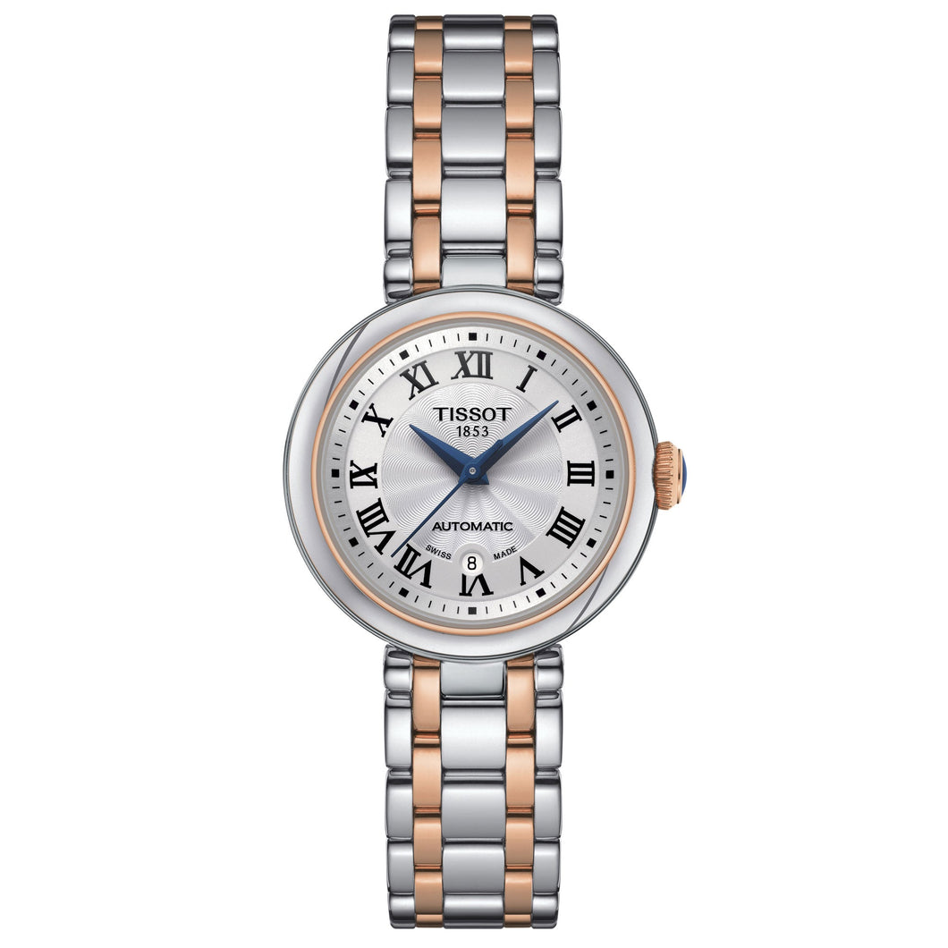 Tissot T-Lady Bellissima Automatic Two-Tone Bracelet Watch | 29mm | T1262072201300