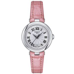 Tissot T-Lady Bellissima Small White Dial Pink Leather Strap Watch | 26mm | T1260101601301