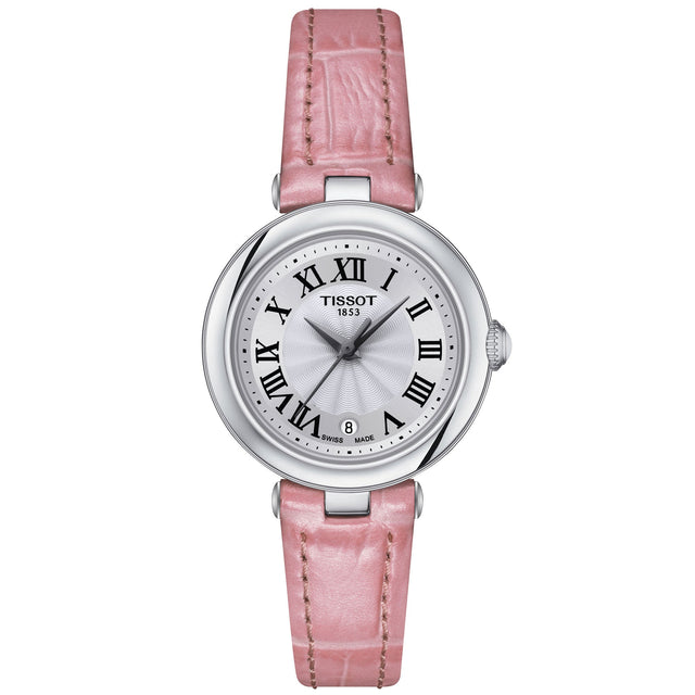Tissot T-Lady Bellissima Small White Dial Pink Leather Strap Watch | 26mm | T1260101601301