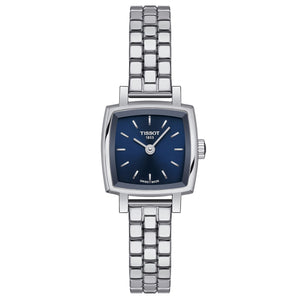 Tissot T-Lady Lovely Square Blue Dial and Stainless Steel Bracelet Watch | 20mmx20mm | T0581091104101