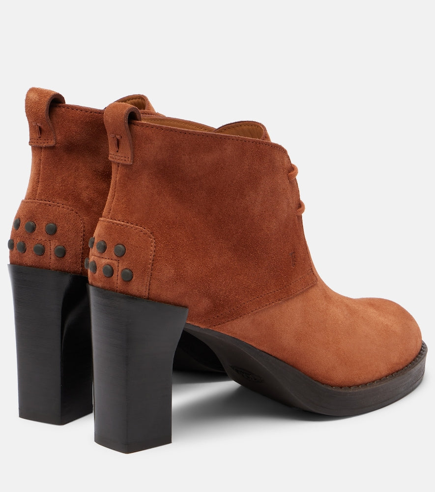 Tod's BH Bootie 80 suede ankle boots