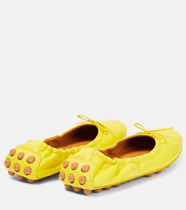 Tod's Bubble Ballerinas leather ballet flats