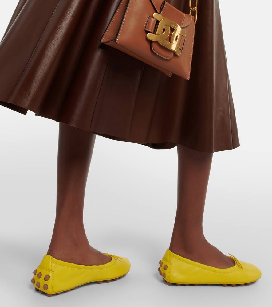 Tod's Bubble Ballerinas leather ballet flats