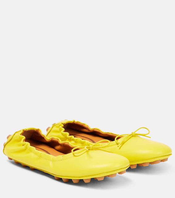 Tod's Bubble Ballerinas leather ballet flats