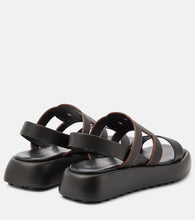 Tod's Catena leather sandals