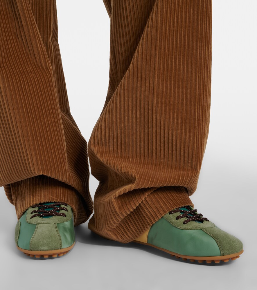Tod's Classic suede-trimmed sneakers