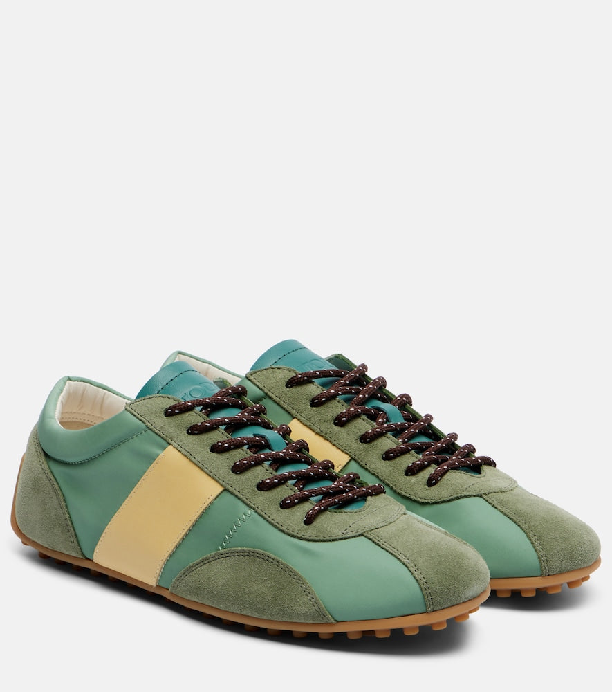 Tod's Classic suede-trimmed sneakers