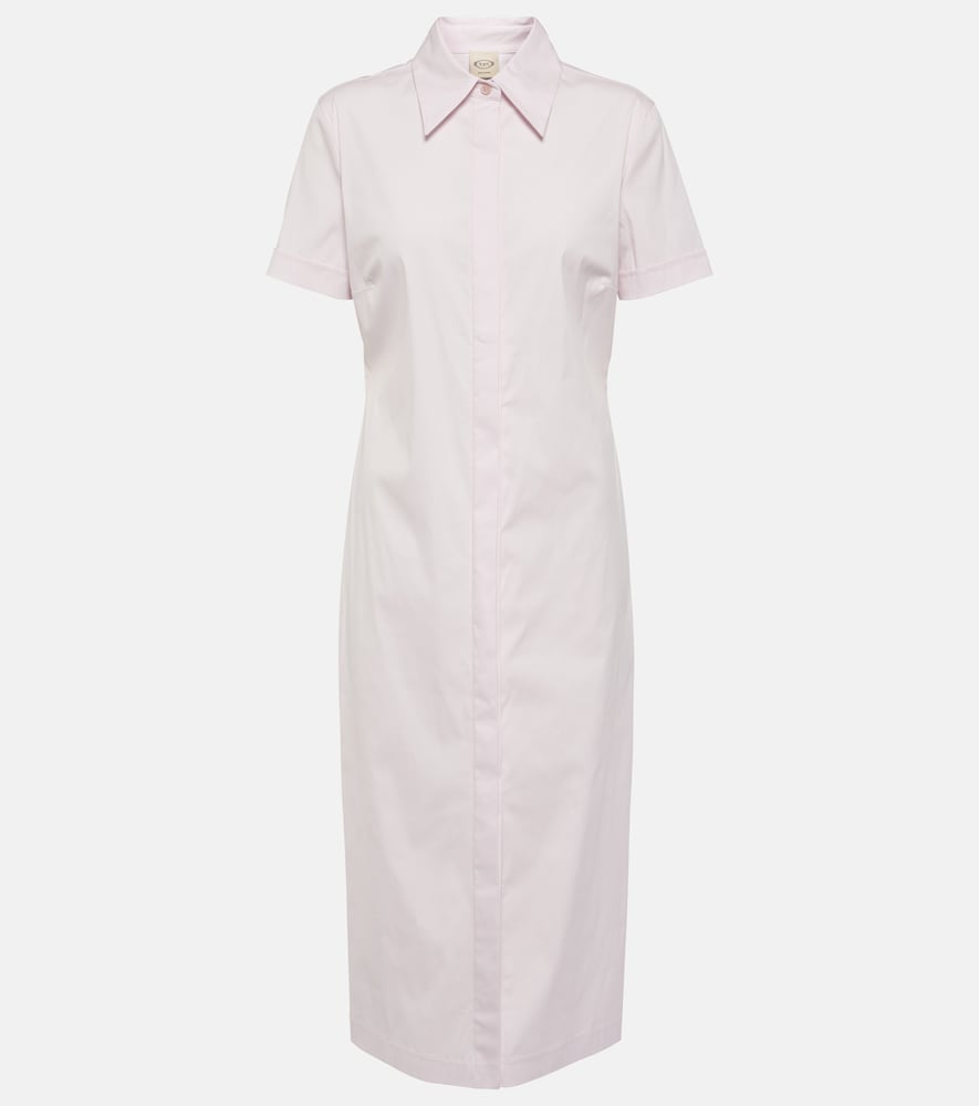 Tod's Cotton-blend shirt dress. Tod's 棉混纺衬衫裙