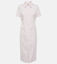 Tod's Cotton-blend shirt dress. Tod's 棉混纺衬衫裙