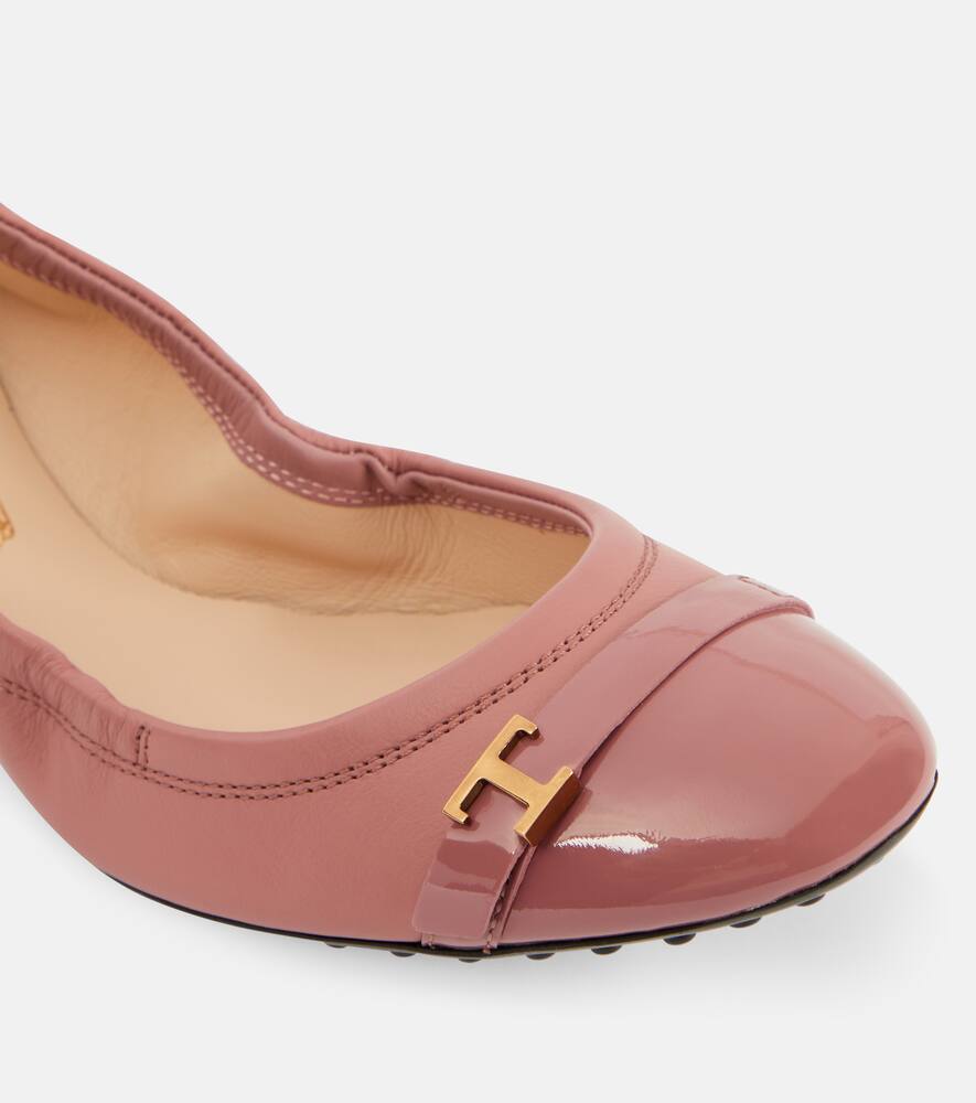 Tod's Dee leather ballet flats