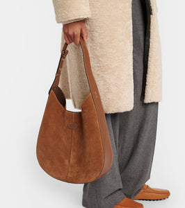 Tod's Di Bag Small suede shoulder bag