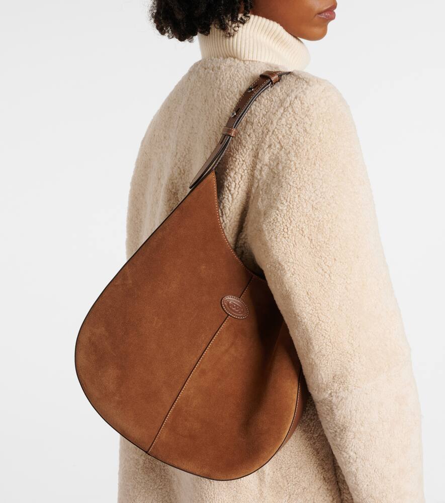 Tod's Di Bag Small suede shoulder bag