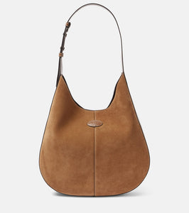 Tod's Di Bag Small suede shoulder bag. Shop Tod's Shoulder Bags for women now.