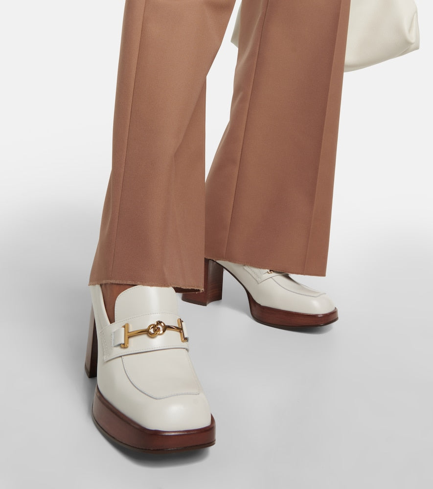 Tod's Double T loafer leather pumps