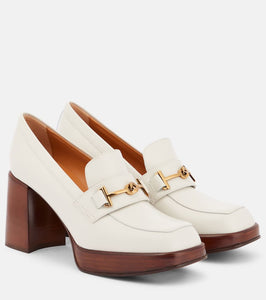Tod's Double T loafer leather pumps